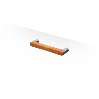 Hoesch Integrierter Haltegriff aus wasserbeständigem Doussie Holz 690201