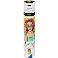 CreArt ART Collection Leinwand Edition - Lady in Pink (PopArt), Malen