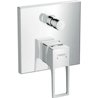 hansgrohe Metropol Wannenarmatur 74545000 chrom, Unterputz, 2 Verbraucher, mit Bügelgriff