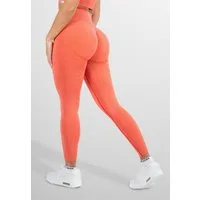 Smilodox Leggings Amaze Pro mit Scrunch-Effekt, High Waist V-Shape Sport & Yogahose Seamless Push Up Booty Fitnesshose Blickdicht Yoga Gym Figurformend