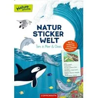Natur-Stickerwelt: Tiere in Meer und Ozean / Ruby Warnecke