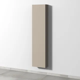 Sanipa 3way Hochschrank mit 1 Tür, Sandgrau-Matt SF16467
