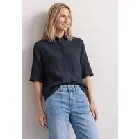 STREET ONE Hemdbluse aus reiner Baumwolle