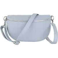 MIRROSI Bauchtasche Damen, Echtleder, Leder, Made in Italy, Umhängetasche, Brusttasche, (Schultertasche für jeden Anlass (1 Tasche & 1 Gurt), 3 Größen auswählbar), Crossbody Bag, Damen Taschen verstellbaren Schulterriemen