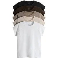 The Set T-Shirt The Set T-Shirt mit Raglanärmeln, 5er-Pack (5-tlg)