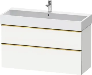Duravit D-Neo Waschtischunterbau wandhängend Weiß Matt 1184x442x625 mm - DE4375034180000 DE4375034180000