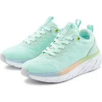 LASCANA Halbschuh, Turnschuh, Freizeitschuh, Sneaker NEU mit modischen Farbdetails, Chunky Sohle & Mesh-Optik VEGAN