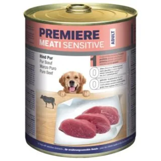 PREMIERE Meati Sensitive Pur Nassfutter Hund, Adult, Rind pur 24x800 g