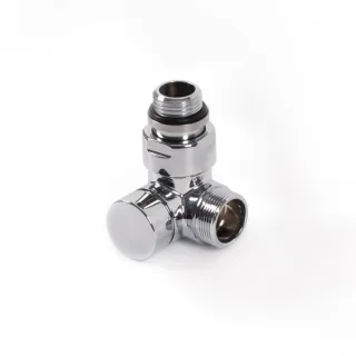 Terma Winkeleck-Absperrventil CYLINDER GZ 1/2"-GZ 24-19 links, TGZOCR002, Chrom TGZOCR002