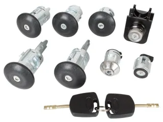 KOMPLETT-SET Zündschloss Türschloss Schlüssel für Ford Transit Connect ab 2002-