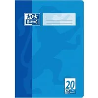 OXFORD Schulheft Schulheft Lineatur 20 blanko DIN A4 ohne Rand, 16 Blatt