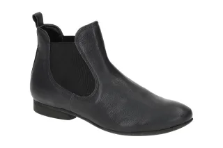 Think GUAD Damen Stiefeletten 3-000414-8150 Navy Blau Echtleder Chelsea Boots