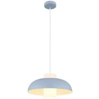 GLOBO LIGHTING Pendelleuchte, Leuchtmittel nicht inklusive, Pendelleuchte Esszimmerlampe Hängeleuchte Küchenlampe Glas blau