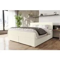 99rooms Boxspringbett Phönix (Schlafzimmerbett, Bett), mit Taschenfederkernmatratze, Topper und gepolstertem Cordstoff POSO