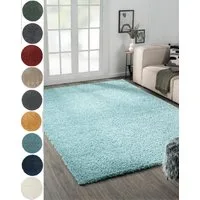 Myflair Möbel & Accessoires Hochflor-Teppich My Shaggy, rechteckig, Höhe: 37 mm, Shaggy, Uni-Farben, leicht glänzend, Microfaser, extra flauschig