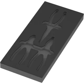 Wera 9884 Schaumstoffeinlage KNIPEX Zangen Set VDE 1, ohne Werkzeug - 05137384001