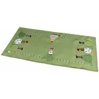 texpot Tischdecke Tischläufer Stickerei verrückte Hühner Ostern (1-tlg)
