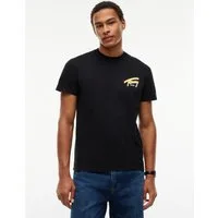 Tommy Jeans T-Shirt REGULAR SIGN BACKPRINT TEE Regular fit mit Markenprint