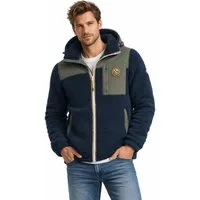 Geographical Norway Fleecejacke Herren Übergangs Jacke Herren Teddyfleece Outdoor funktional, weich