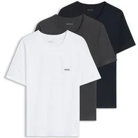 BOSS T-Shirt Rundhals BOSS ONE (Packung, 3-tlg., 3er-Pack) mit dezentem BOSS Logo-Print