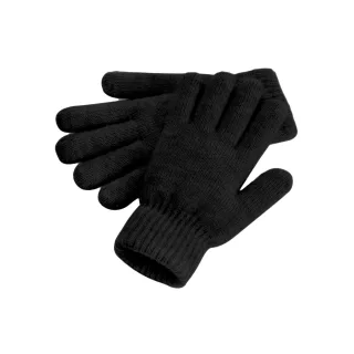 Beechfield - Handschuhe "Cosy" Gerippter Ärmelaufschlag (Schwarz meliert)