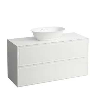 LAUFEN Waschtischunterschrank THE NEW CLASSIC f.WT H812852/3 1175x455 Ausschn. mi weiss glänzend, H4 H4060220856311
