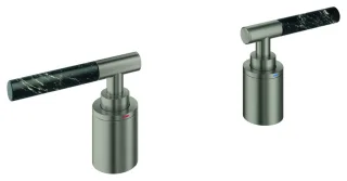GROHE Hebelgriffe Atrio Private C. 48465 Vanilla Noir Caesarstone satin steel, 48465MS0 48465MS0