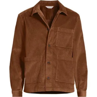 Cord-Jacke im Worker-Stil, Herren,  Orange, Elasthan/Baumwoll-Mischung, by Lands' End
