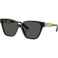 Versace Sonnenbrille Versace VE4471B Sonnenbrille Damen Butterfly Schwarz Strass