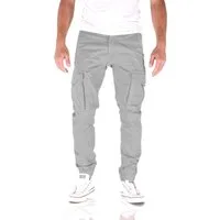 Jack & Jones Cargojeans Jack & Jones Paul Flake Tapered Slim Cargo Herren Jeans Hose