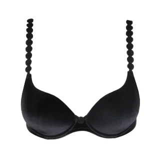 Marie Jo - TOM Black Velvet Unterlegter BH Herzform black velvet - Gr. - b75