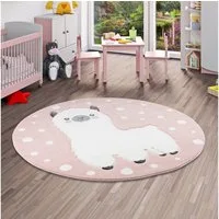 Pergamon Kinderteppich Kinder Teppich Maui Kids Alpaka Rund, Rund, Höhe: 13 mm