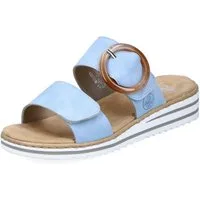 Rieker Pantolette, Keilabsatz, Sommerschuh, Schlappen mit softer Innensohle