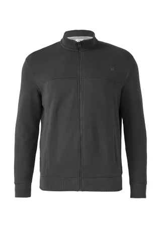 s.Oliver - Sweatshirt Jacke grau - Gr. - 5XL