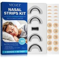 P-Beauty Cosmetic Accessories Nasenpflaster Magnetische Nasenstrip Nasenpflaster Schnarchreduzierung Schnarchstopp, Nasenclip, Schnarchstopp, Set,Nasenstrip