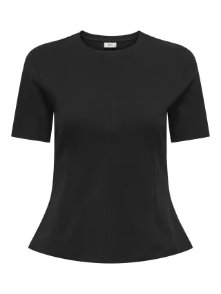 JDY - JDYEVA S/S TOP JRS Black - Gr. - L