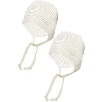 TupTam Erstlingsmütze TupTam Unisex Baby Erstlingsmütze zum Binden 2er Pack