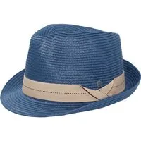 bugatti Fedora Einfarbiger bugatti Trilby für den Sommer mit breitem Hutband (keine)