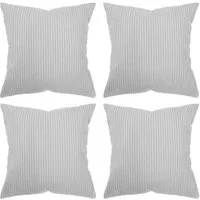 Amilian Kissenhüllen - 4er Set Kissenbezug - Zierkissenbezüge - Kissenbezüge, (4 Stück), 40x40 cm, Kissenhülle für Sofakissen, Dekokissen, Kissen, Zierkissen