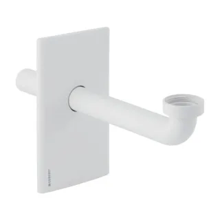 Geberit Fertigbauset 115415001 11/4", mit UP-Geruchsverschluss, für Waschtisch, Edelstahl