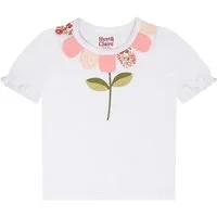 Hust & Claire T-Shirt HCAlma Petals (1-tlg) Hust & Claire Mädchen T-Shirt mit Blumenmotiv