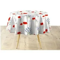 Douceur d'intérieur Tischdecke Wachstischdecke SISTERON, Ø 160 cm (Tischdecken 1-tlg)