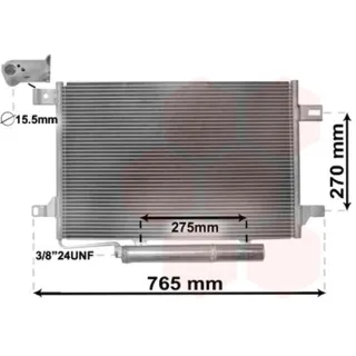 Van Wezel Klimakondensator + Trockner Mercedes A-Klasse W169 B-Klasse W245