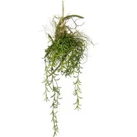 Kunstpflanze Tillandsia, I.GE.A., Höhe 72 cm, Hänger auf Ast Künstlicher Moos Hängeampel Kunstpflanze