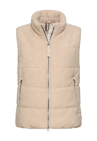camel active - Teddy Weste mit Reißverschlusstaschen - Gr. - 36