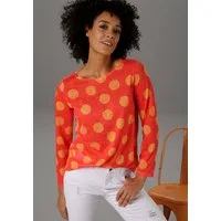 Aniston CASUAL Langarmshirt mit Punkten