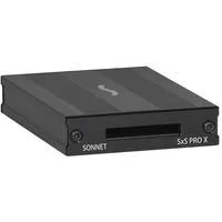 SxS PRO X Single-Slot Card Reader, Kartenleser schwarz, Thunderbolt 3