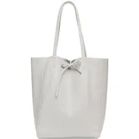 Caspar Schultertasche - Großer Damen Leder Shopper Tasche - CLASSIC LINE - Modell No.780, elegant, robust & unempfindlich - 100% Echtleder - Handmade in Italy