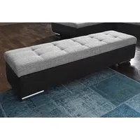 DOMO collection Hocker TREVISO XXL: 161x60x41 cm, mit Stauraum, auch in Cord, passend zur Serie, moderne Steppung