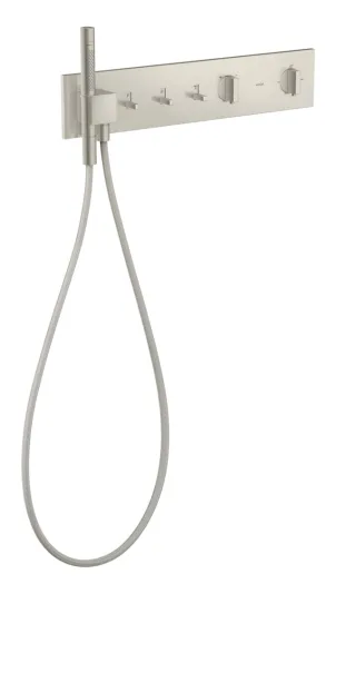 Hansgrohe Thermostatmodul 540/110 Axor ShowerComposition 3 Verbraucher, edelstahl, 12572800 12572800